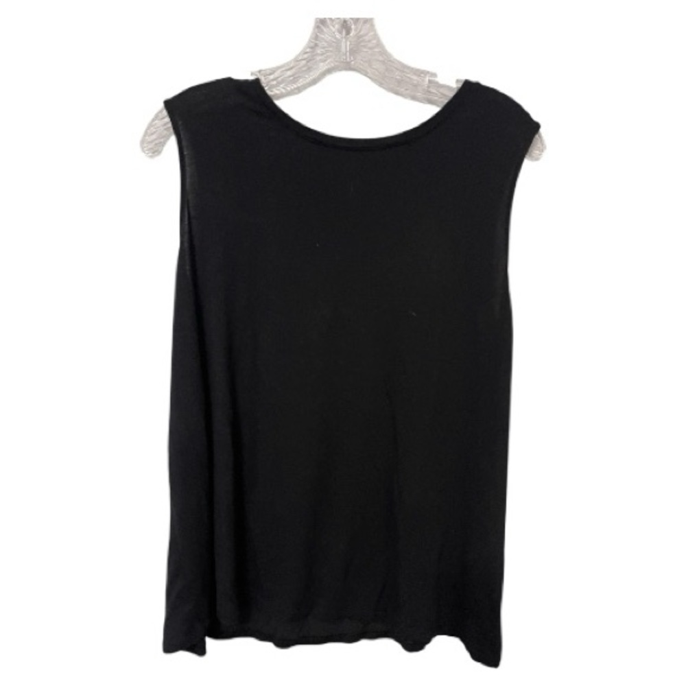 Nine West l Elegant Black Sleeveless Muscle Tee l Size XL l MSRP $39